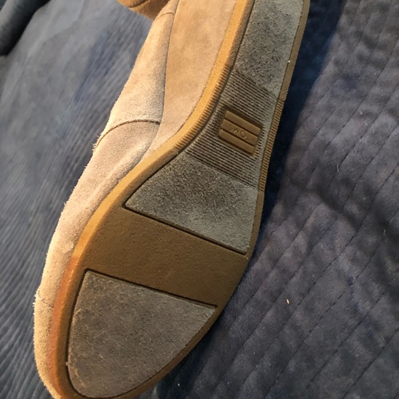 Toms Desert Suede Wedge Booties - Picture 3 of 4